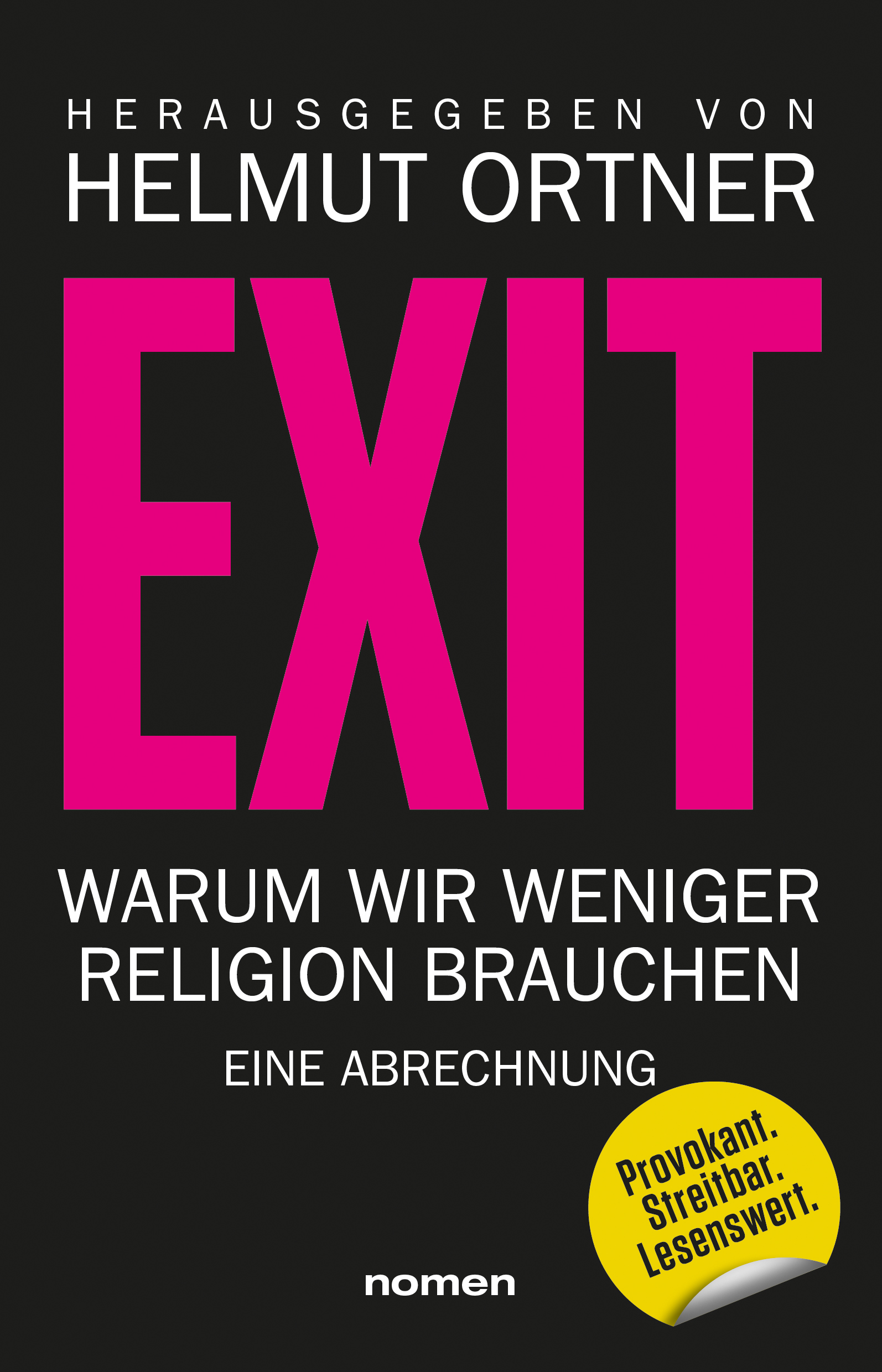 Buchcover "Exit" von Helmut Ortner